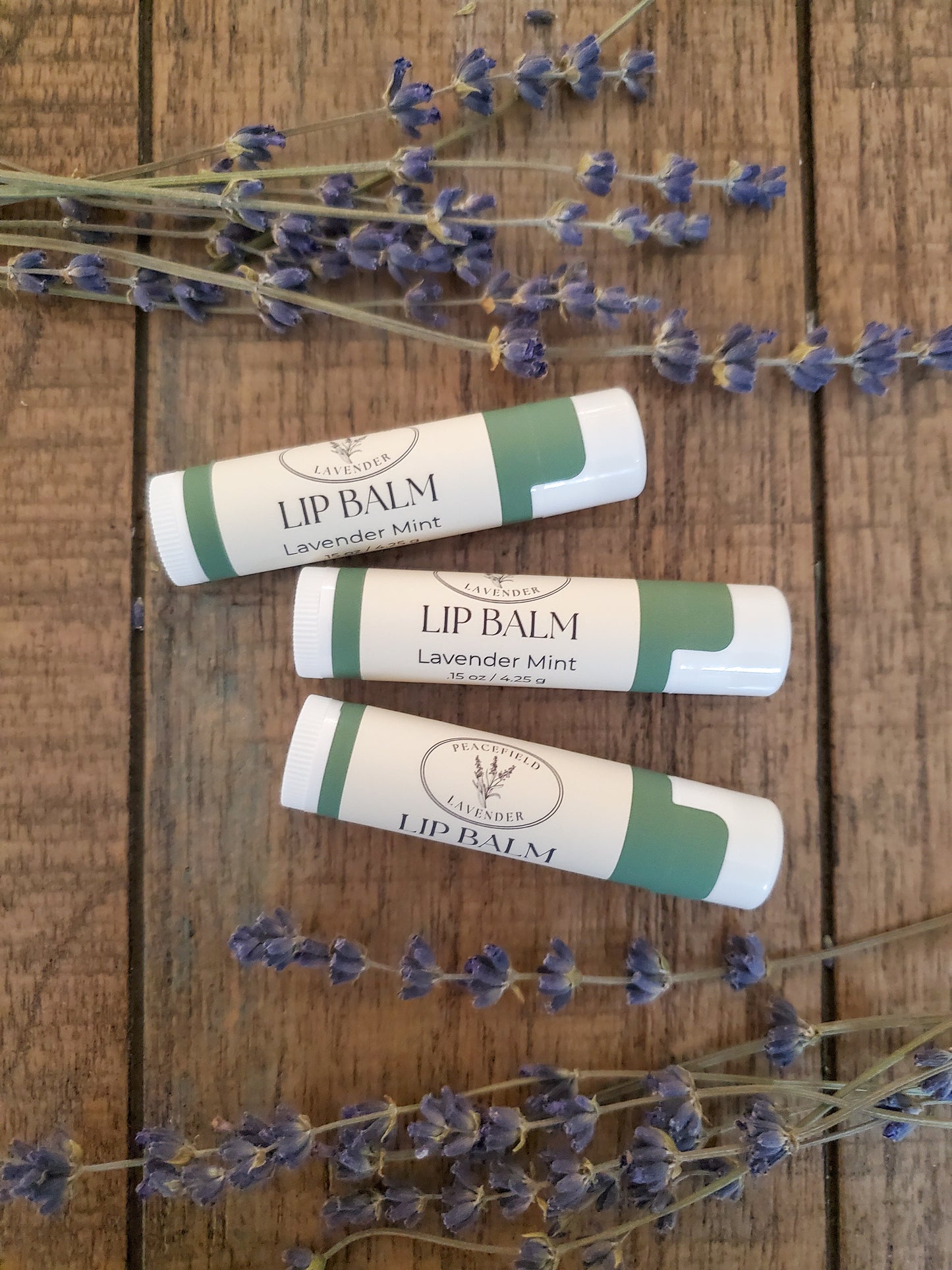 Lavender Mint Lip Balm, Set of 3