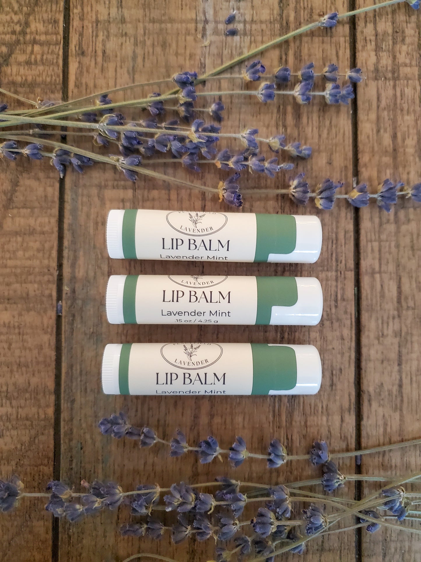 Lavender Mint Lip Balm, Set of 3